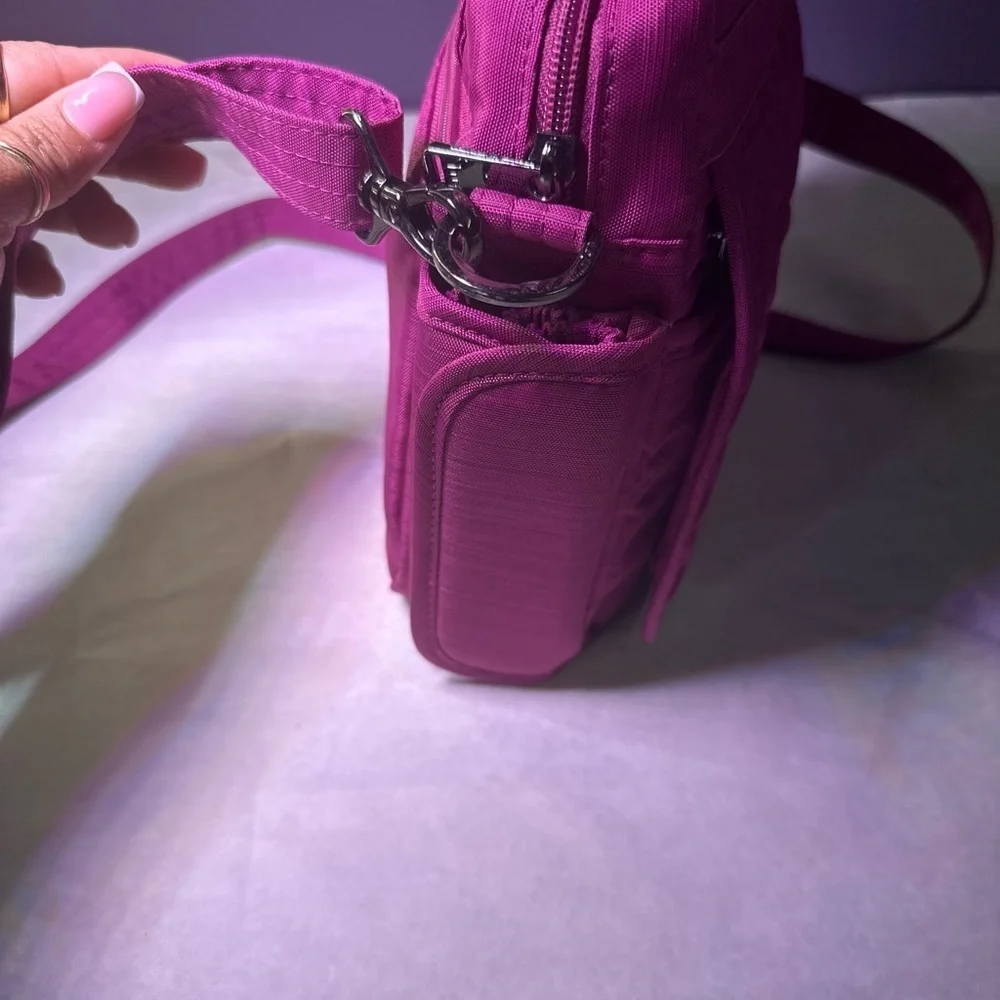 Lug Magenta Crossbody Bag